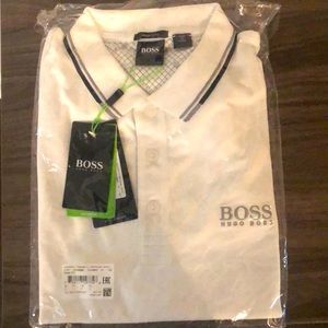 White Hugo Boss men’s polo